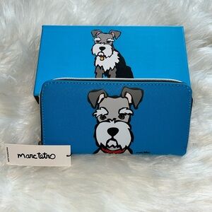 🆕 Marc Tetro Schnauzer Wallet Blue